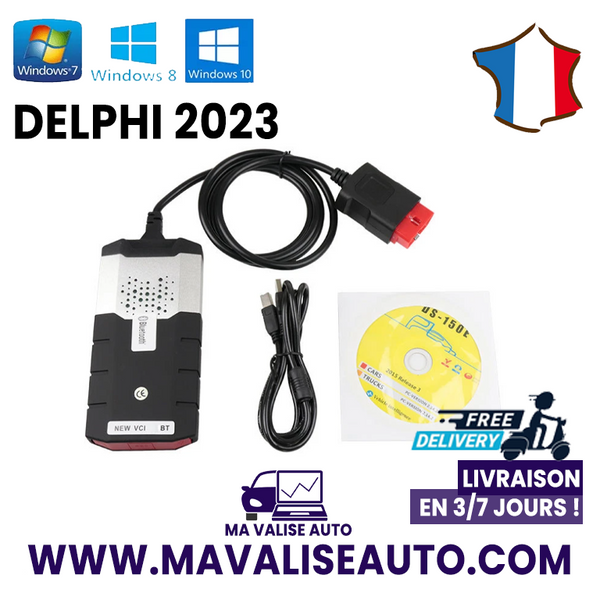Delphi DS150e Modèle 2023 version française avec Dongle USB