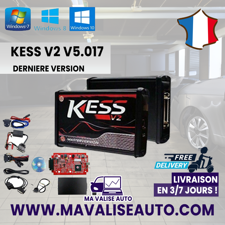 KESS V2.80 V5.017 EU Master ECU Dispositif de programmation de camion de  voiture de tourisme sans jeton - Cdiscount Auto